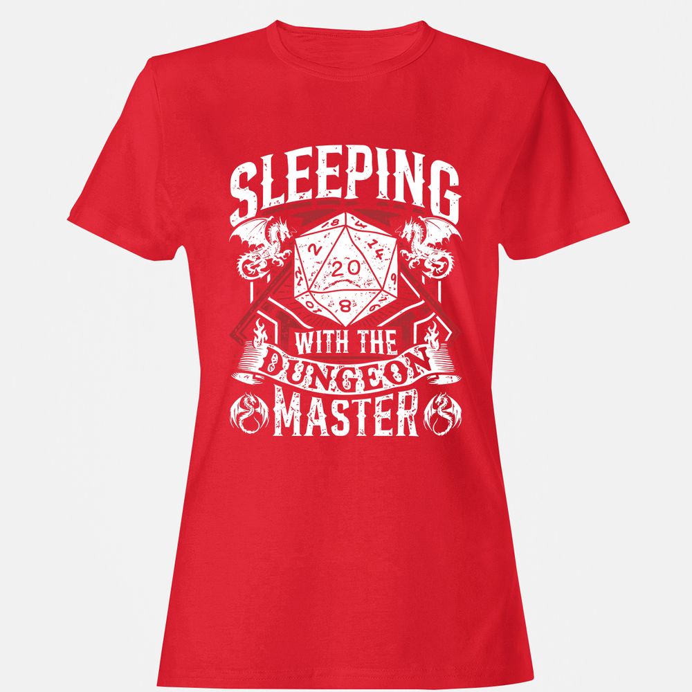 Sleeping With The DM Women's T-Shirt - Red - 13