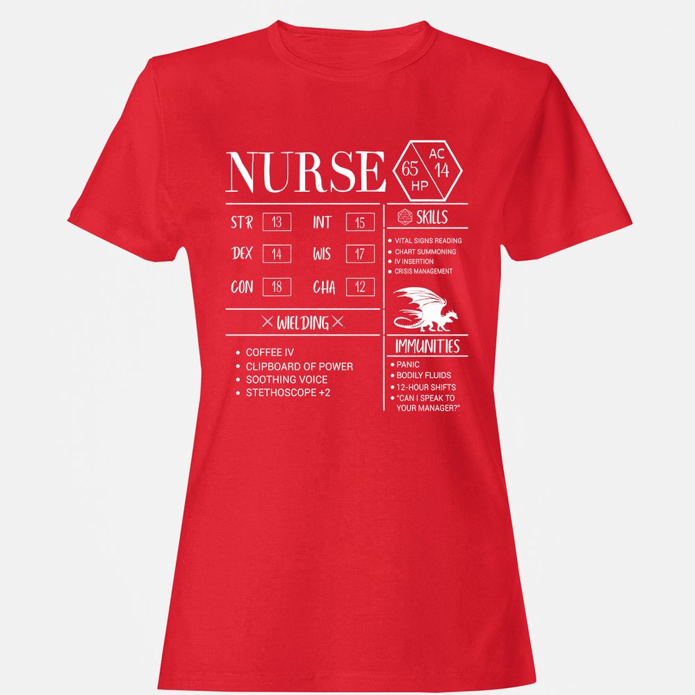 Nurse New Women's T-Shirt - Red - 13