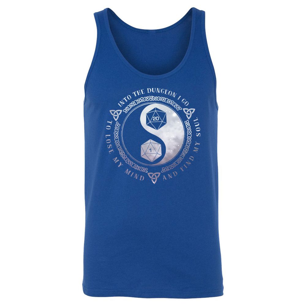 Into The Dungeon I Go Unisex Jersey Tank - True Royal - 13