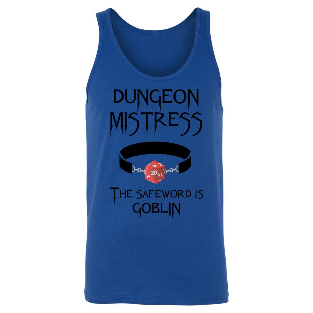 Dungeon Mistress Unisex Jersey Tank - True Royal - 13