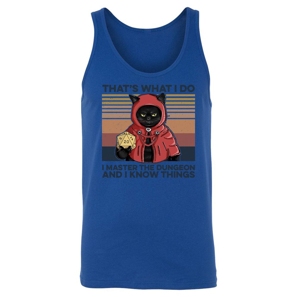 I Master The Dungeons Unisex Jersey Tank - True Royal - 13