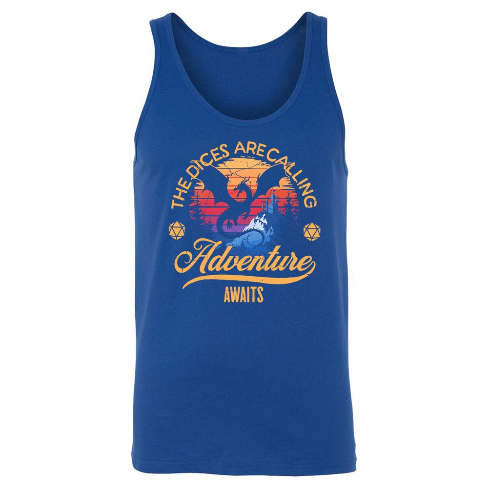 The Dices Are Calling Unisex Jersey Tank - True Royal - 13