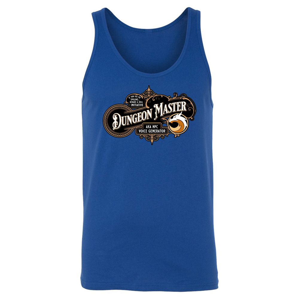 Dungeon Master Unisex Jersey Tank - True Royal - 13