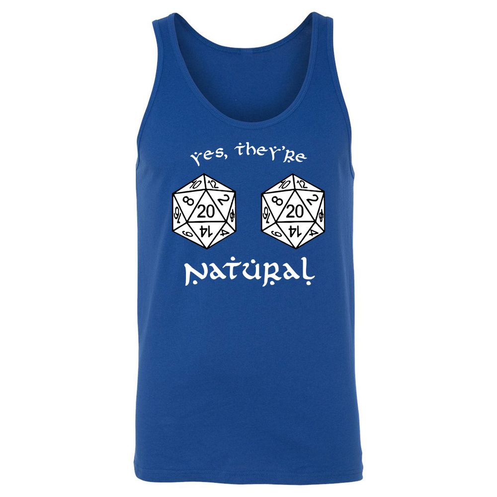 They Are Natural Unisex Jersey Tank - True Royal - 13