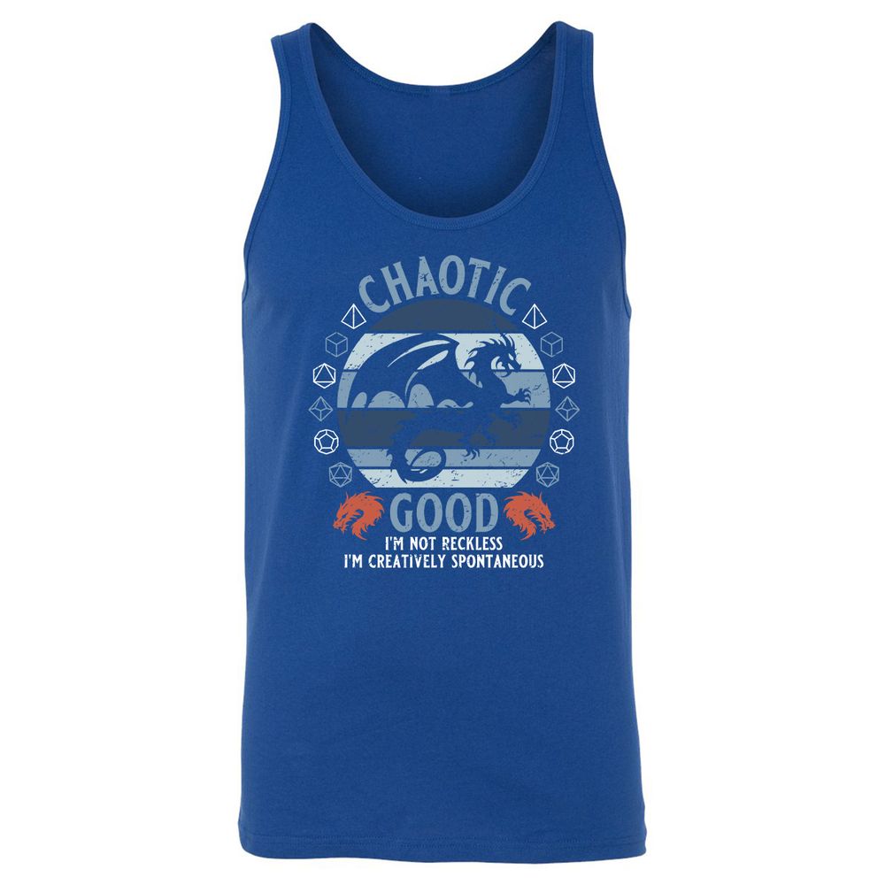 Chaotic Good 2 Unisex Jersey Tank - True Royal - 13