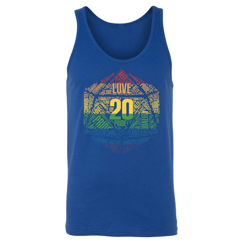D20 Pride Unisex Jersey Tank - True Royal - 13