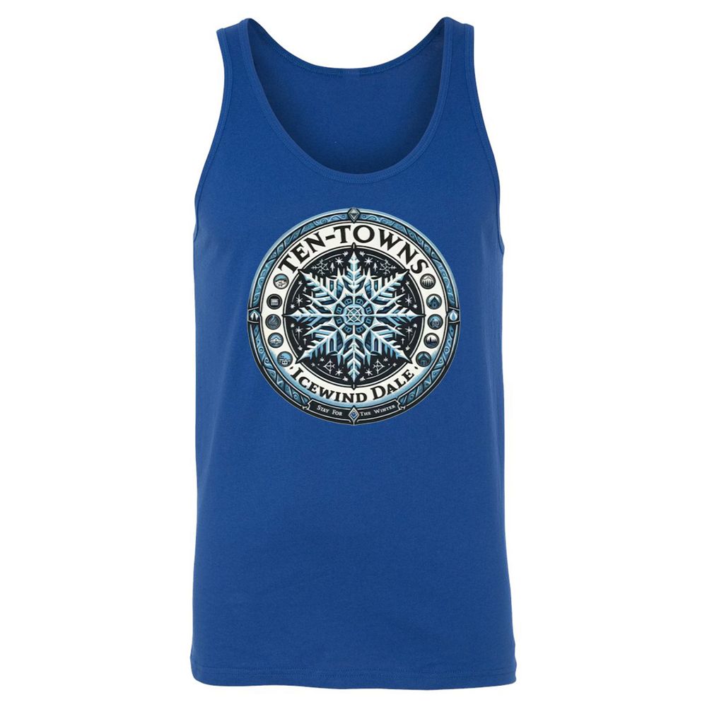 Ten-Towns Icewind Dale Unisex Jersey Tank - True Royal - 13
