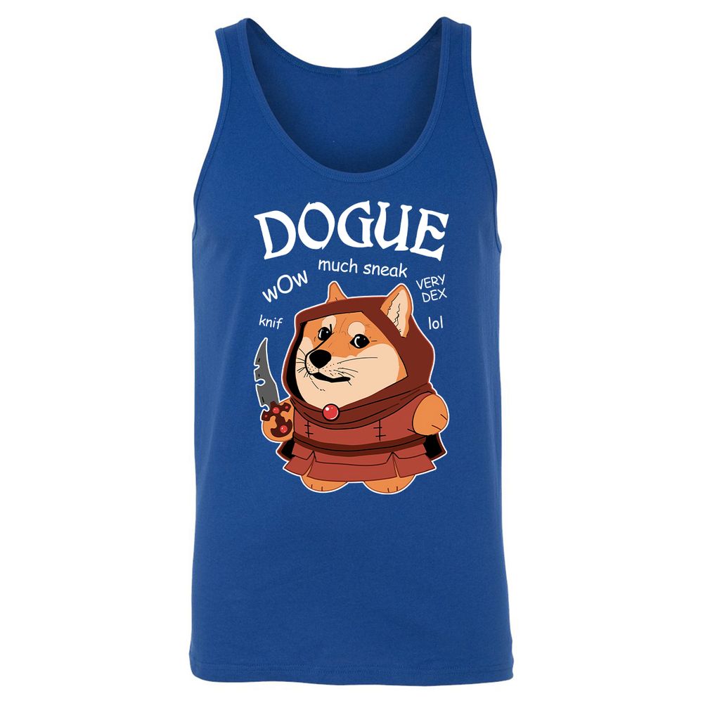 Dogue Class Unisex Jersey Tank - True Royal - 13
