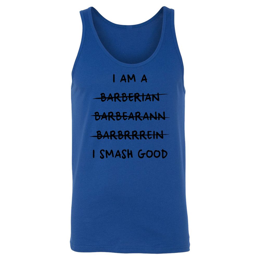 I Am A Barbarian Unisex Jersey Tank - True Royal - 13