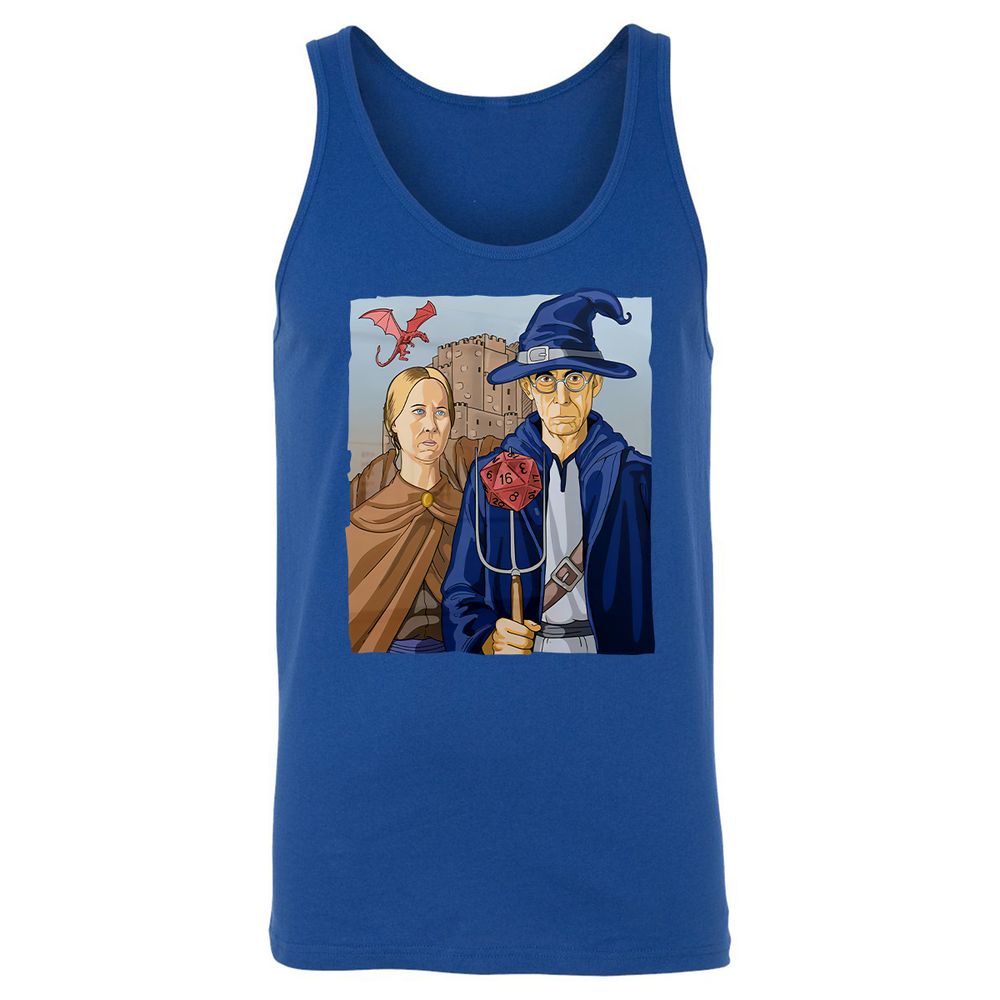 DnD Gothic Unisex Jersey Tank - True Royal - 13