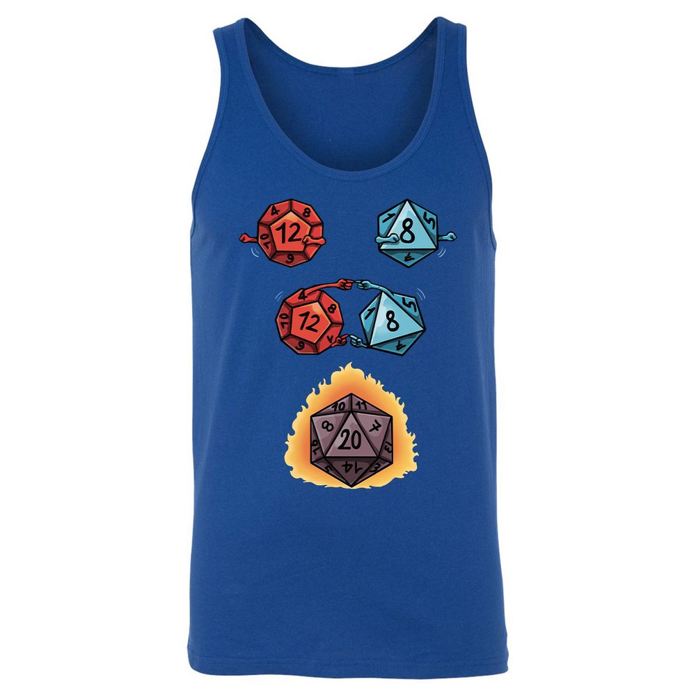 Dice Fusion RPG Unisex Jersey Tank - True Royal - 13