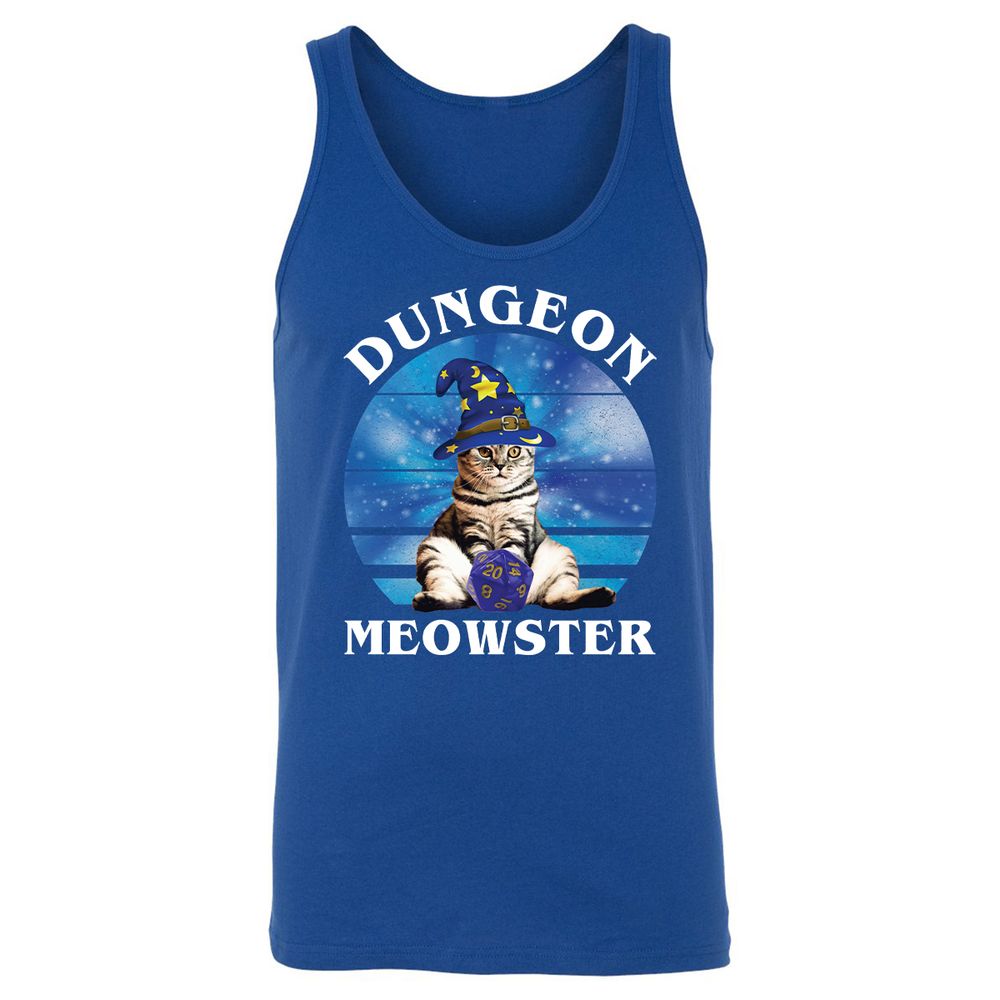 Dungeon Meowster Vintage Unisex Jersey Tank - True Royal - 13