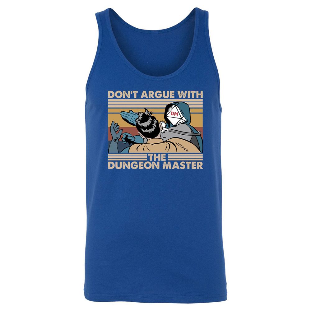 Don't Argue With The DM Unisex Jersey Tank - True Royal - 13