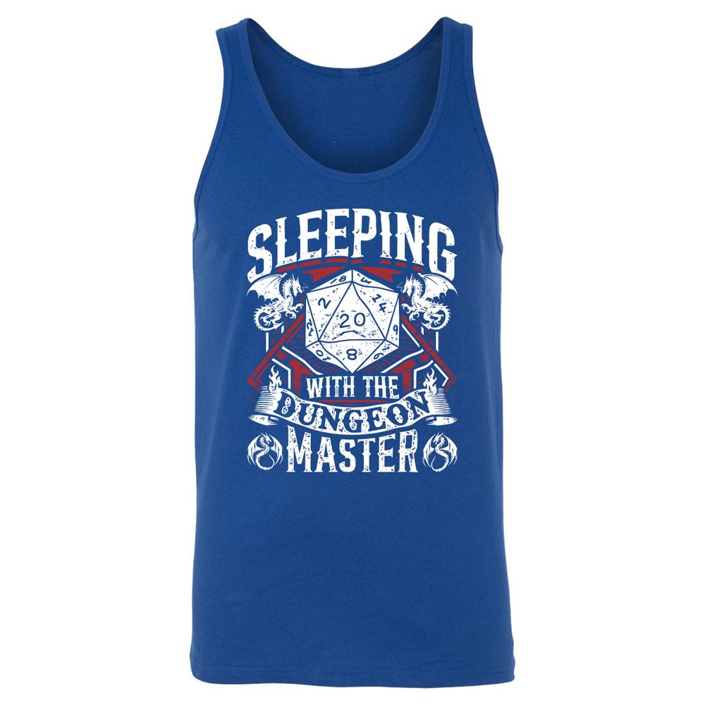Sleeping With The DM Unisex Jersey Tank - True Royal - 13