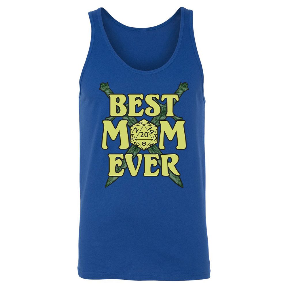 Best Mom Ever Unisex Jersey Tank - True Royal - 13