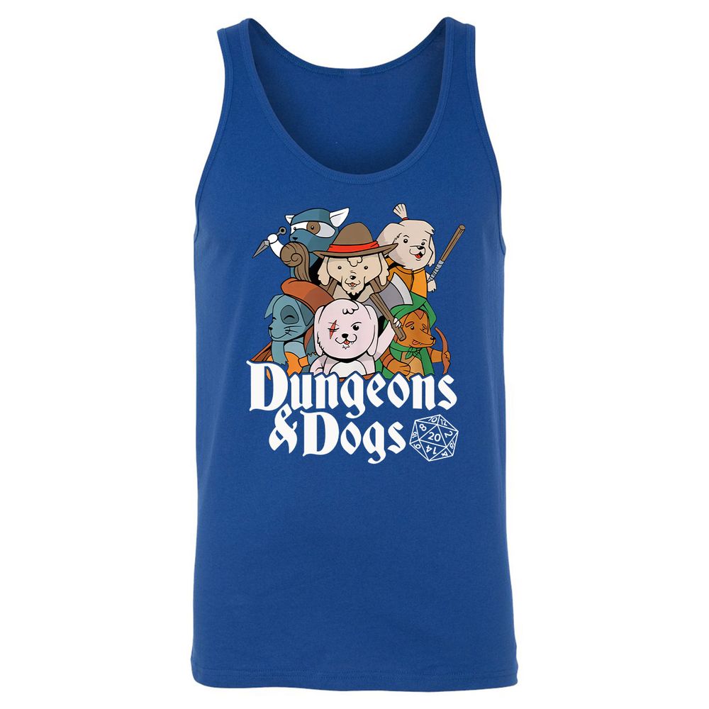 Dungeons & Dogs Unisex Jersey Tank - True Royal - 13