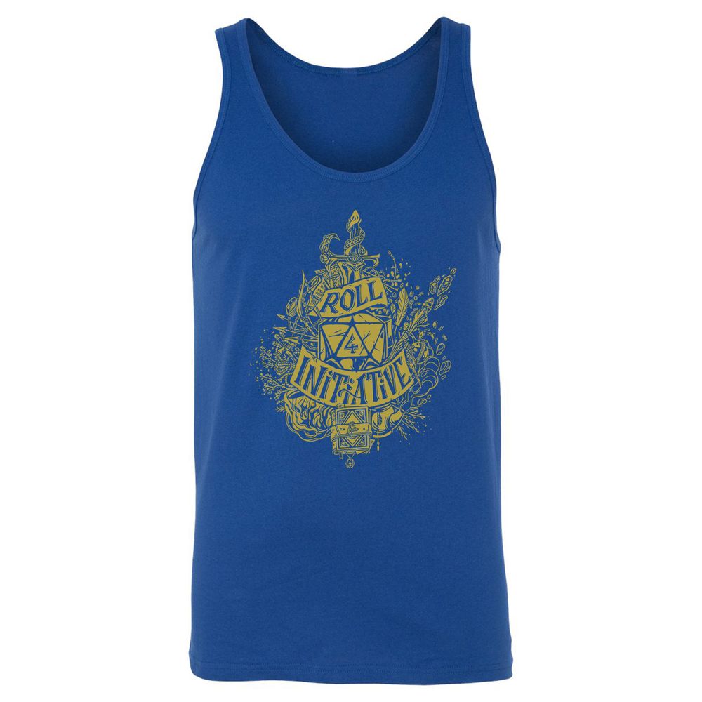 Roll Initiative Unisex Jersey Tank - True Royal - 13