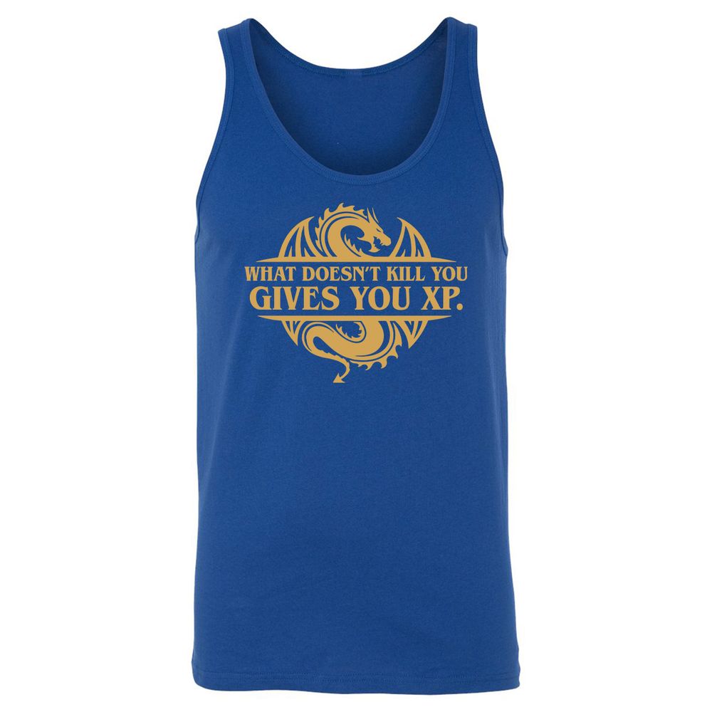What Doesn't Kill You Gives You XP Unisex Jersey Tank - True Royal - 13