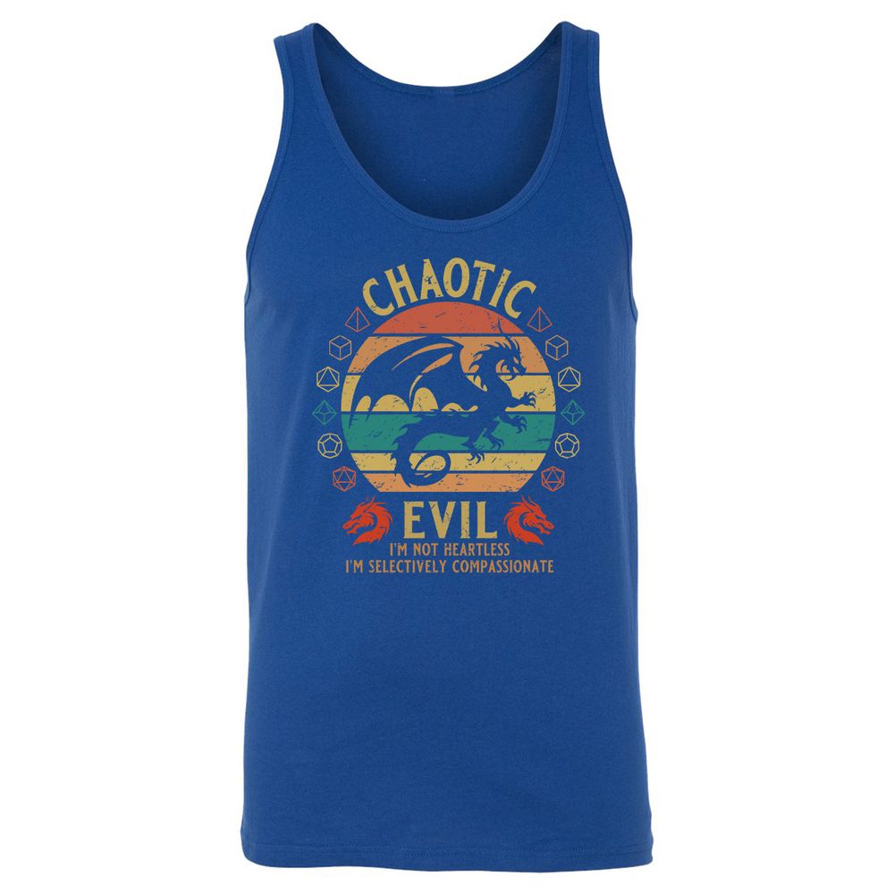 Chaotic Evil Unisex Jersey Tank - True Royal - 13