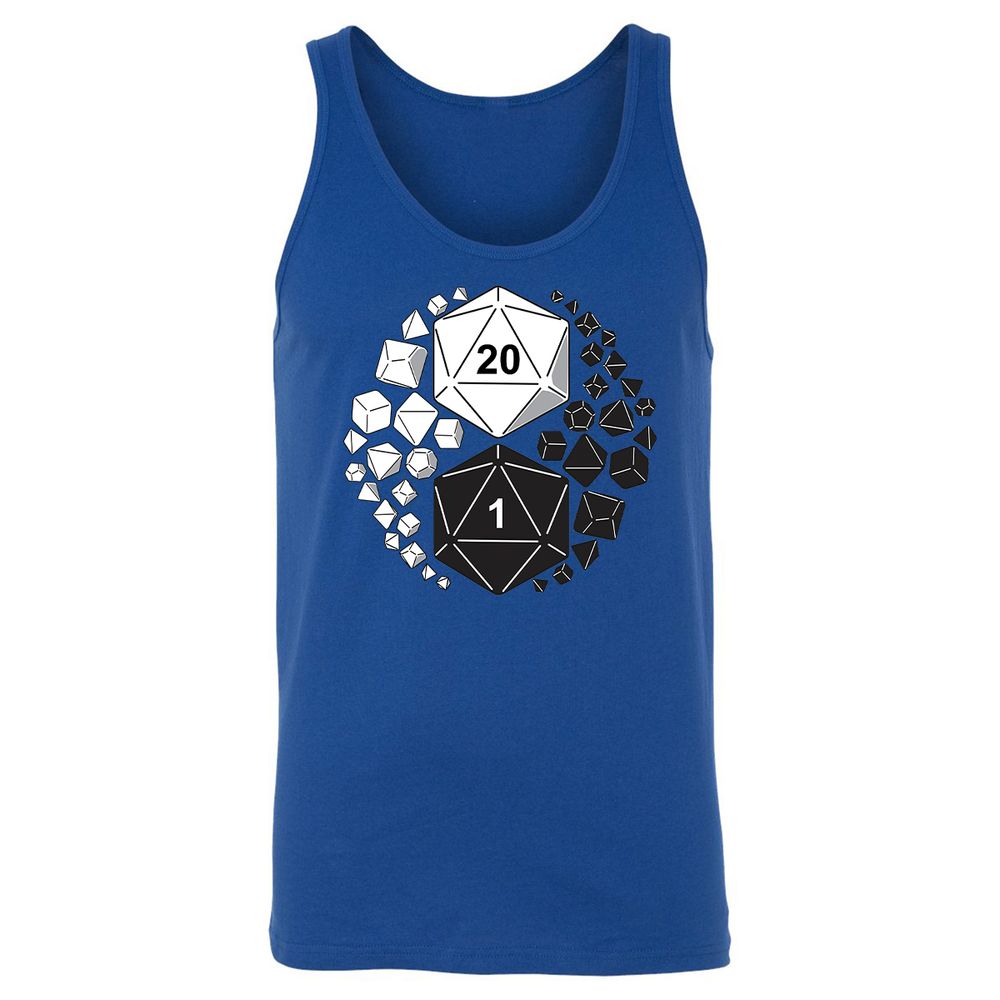 Gaming Yin Yang Unisex Jersey Tank - True Royal - 13