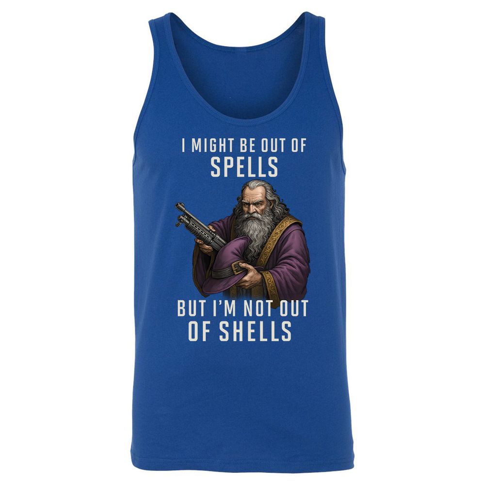 Not Out Of Shells Unisex Jersey Tank - True Royal - 13