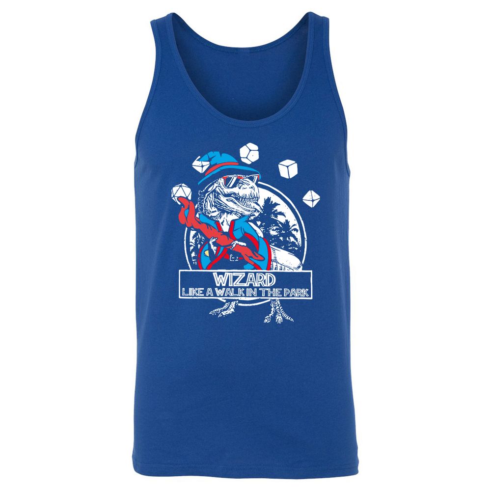 Wizard Like The Walk In The Park Unisex Jersey Tank - True Royal - 13