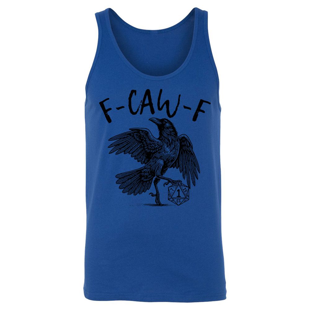 Unisex Jersey Tank - White - True Royal - 13