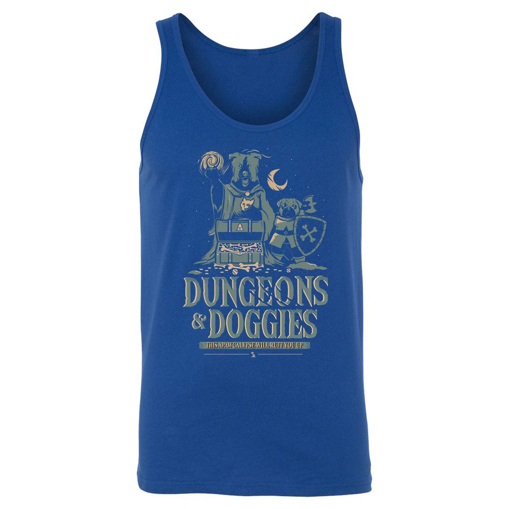 Dungeons & Doggies Unisex Jersey Tank - True Royal - 13