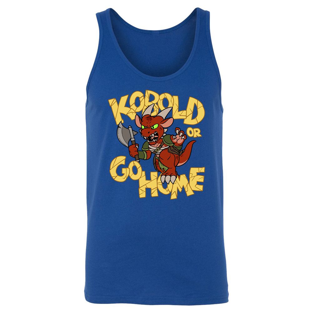 Kobold Or Go Home Unisex Jersey Tank - True Royal - 13