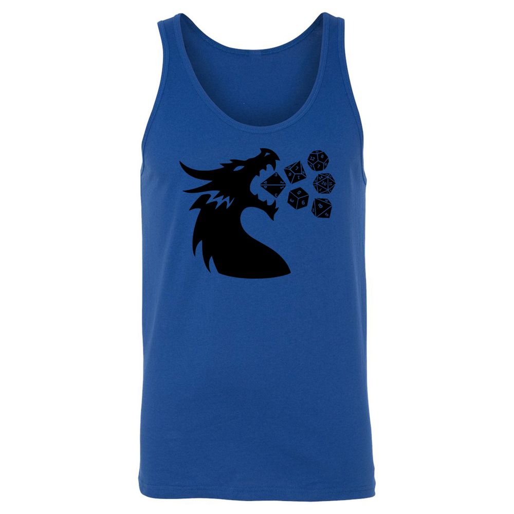 Pac And Dragon Unisex Jersey Tank - True Royal - 13