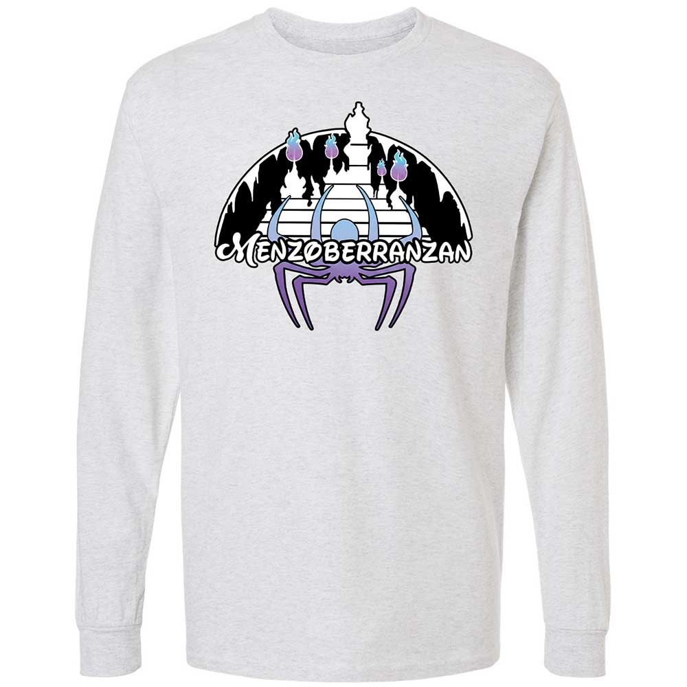 Menzoberranzan Long Sleeve T-Shirt - Ash - 14
