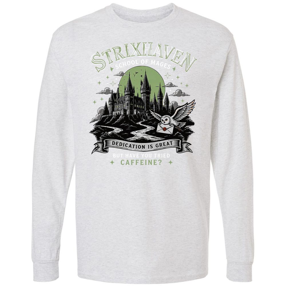 Strixhaven - School Of Mages Long Sleeve T-Shirt - Ash - 14