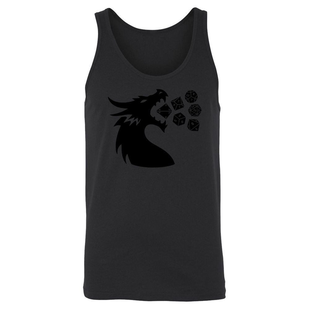 Pac And Dragon Unisex Jersey Tank - Black - 14
