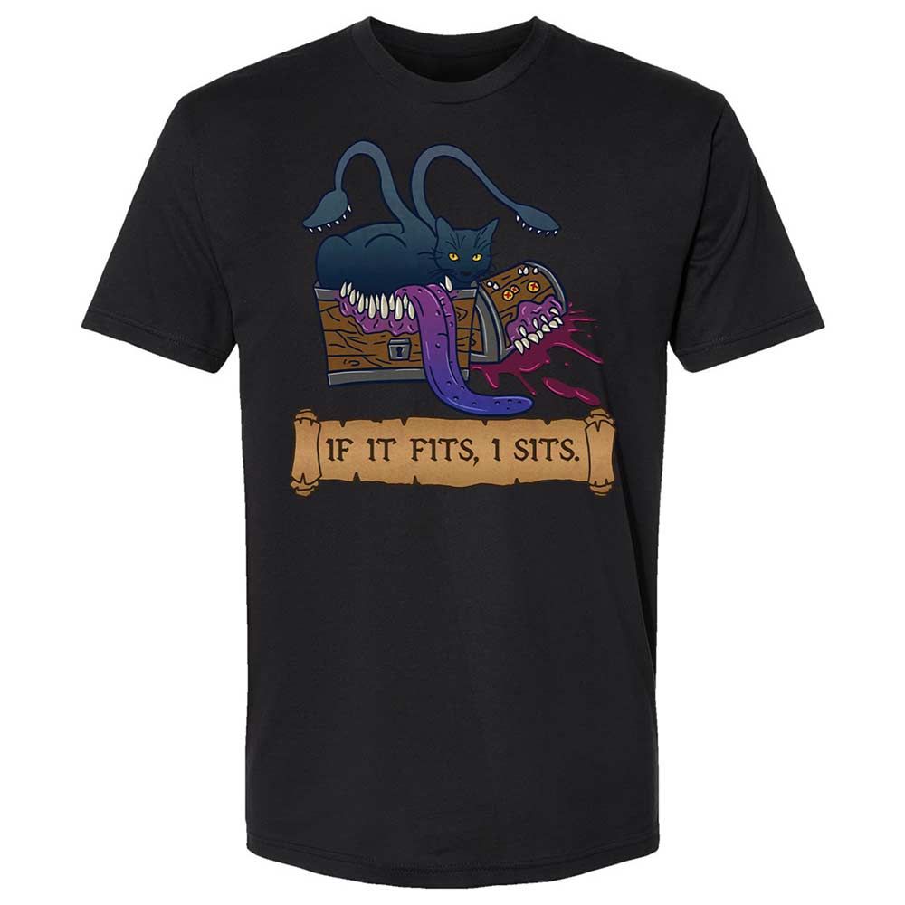 If It Fits I Sits Premium Unisex T-Shirt - Black - 14
