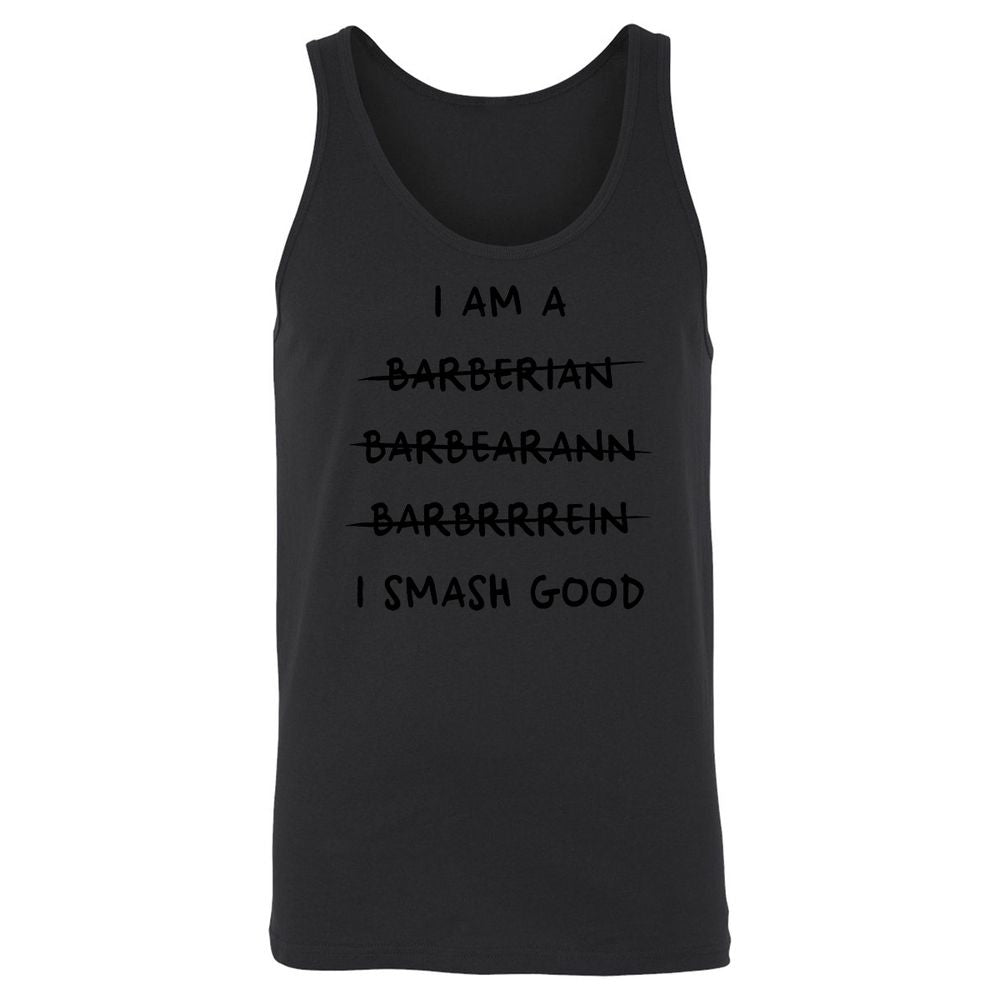 I Am A Barbarian Unisex Jersey Tank - Black - 14