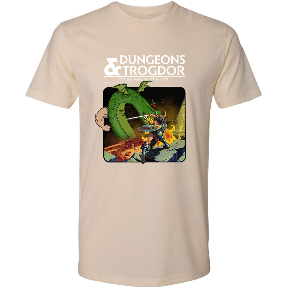 Trogdor Premium Unisex T-Shirt - Cream - 14