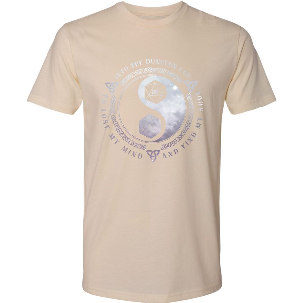 Into The Dungeon I Go Premium Unisex T-Shirt - Cream - 14