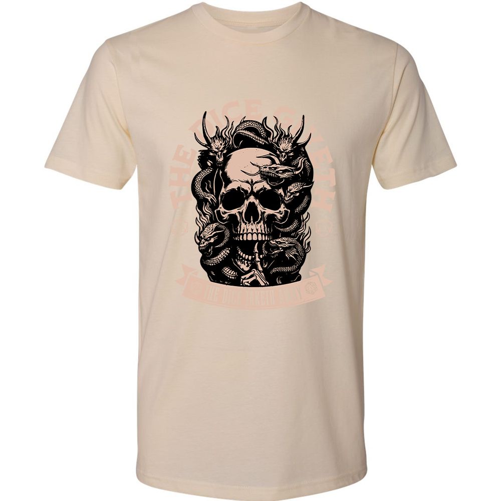 The Dice Giveth The Dice Taketh Away Premium Unisex T-Shirt - Cream - 14
