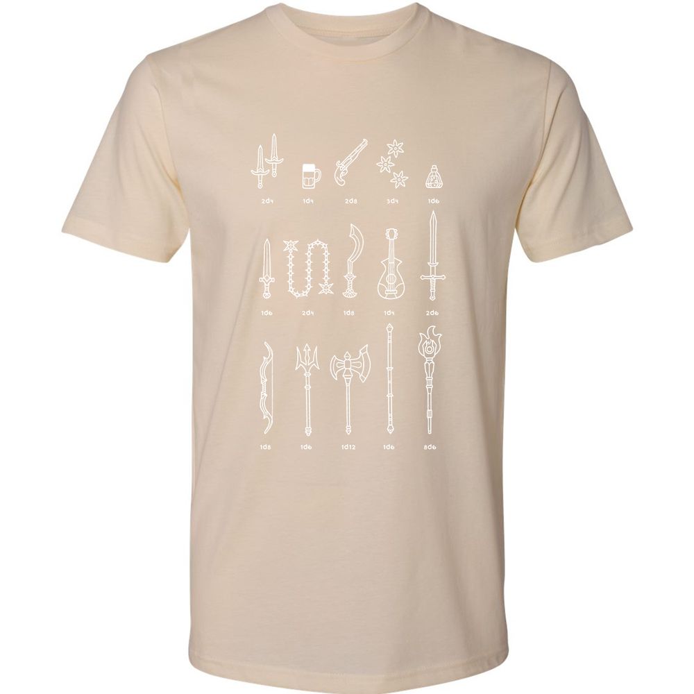 Damage Dealer RPG Premium Unisex T-Shirt - Cream - 14