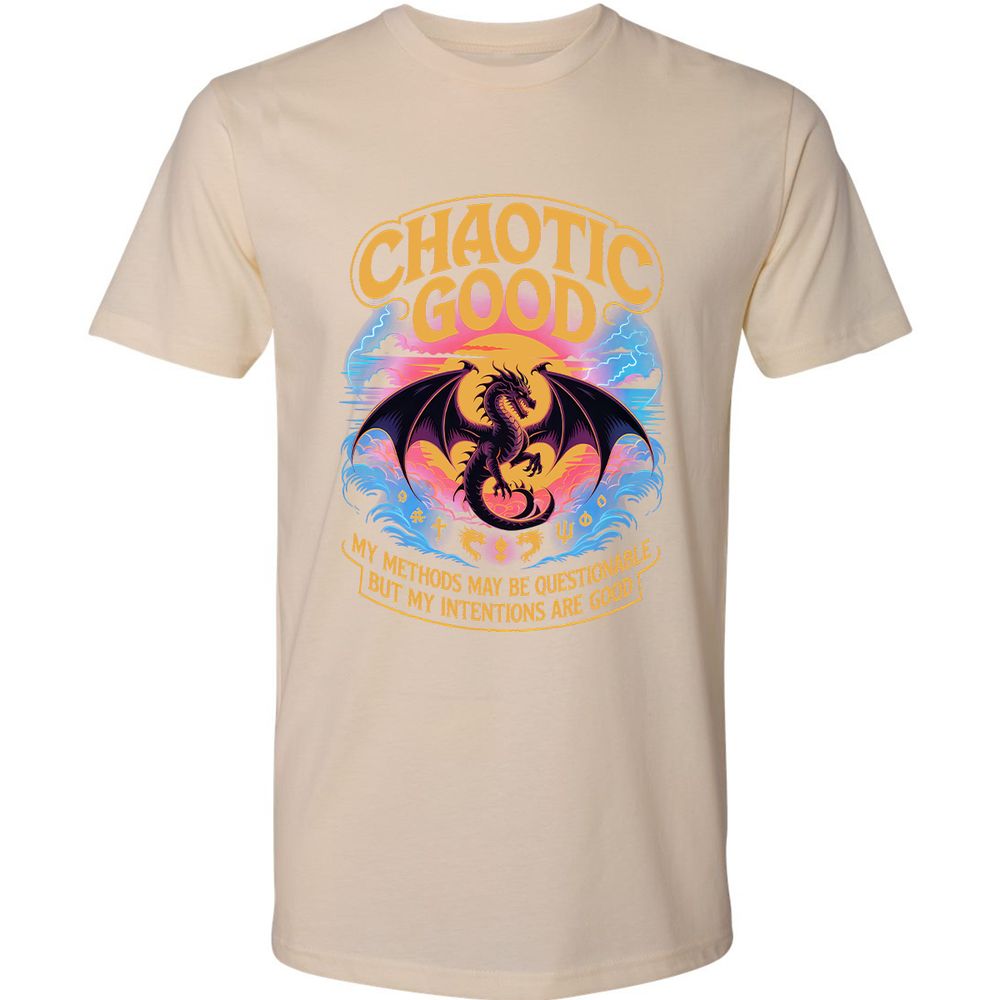 Chaotic Good Premium Unisex T-Shirt - Cream - 14