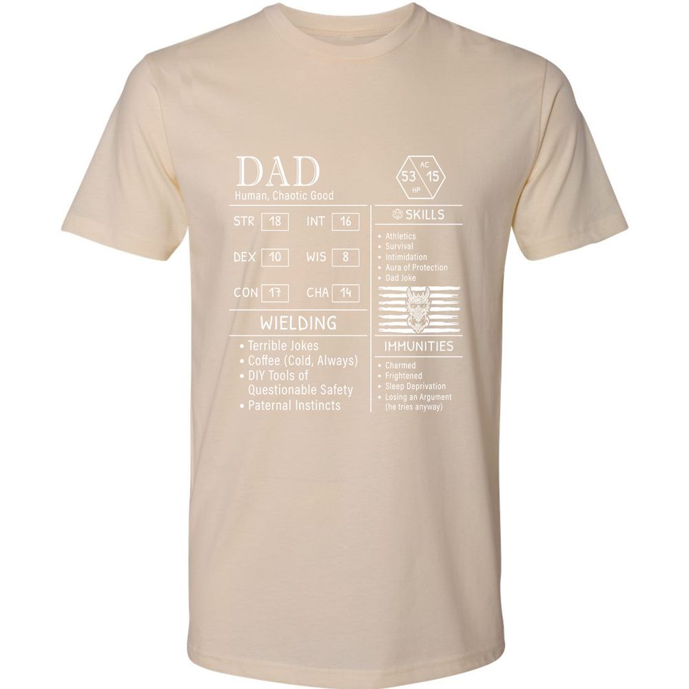 Dad Stats New - Cream - 14
