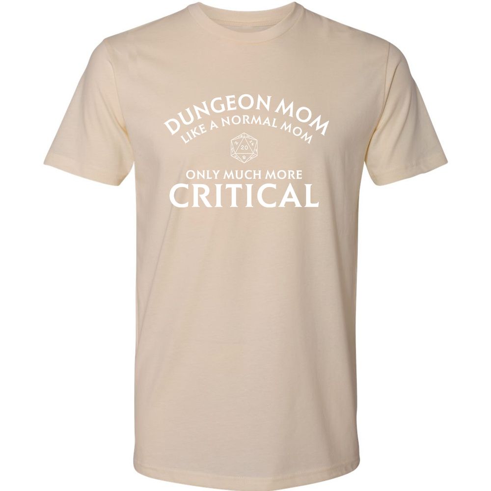 Dungeon Mom Normal Mom Premium Unisex T-Shirt - Cream - 14