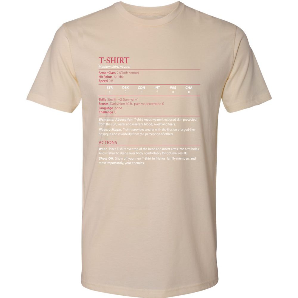 T-Shirt Premium Unisex T-Shirt - Cream - 14