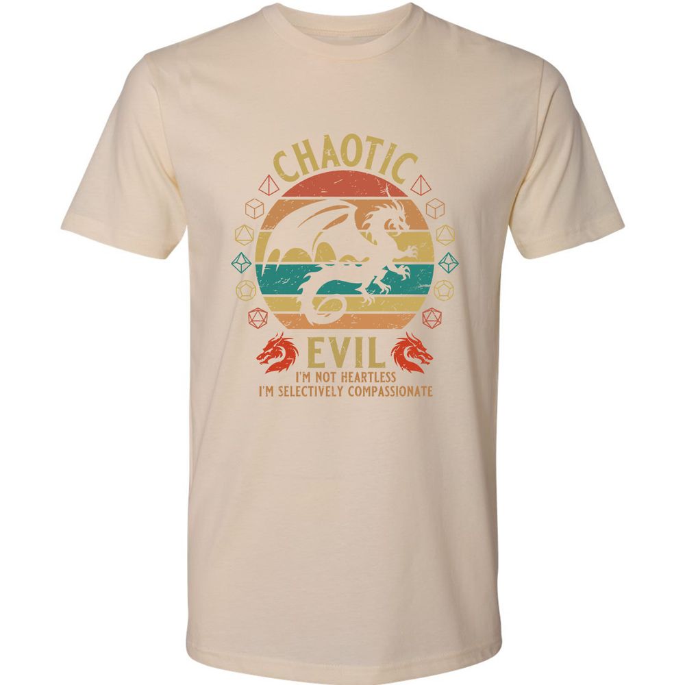 Chaotic Evil Premium Unisex T-Shirt - Cream - 14