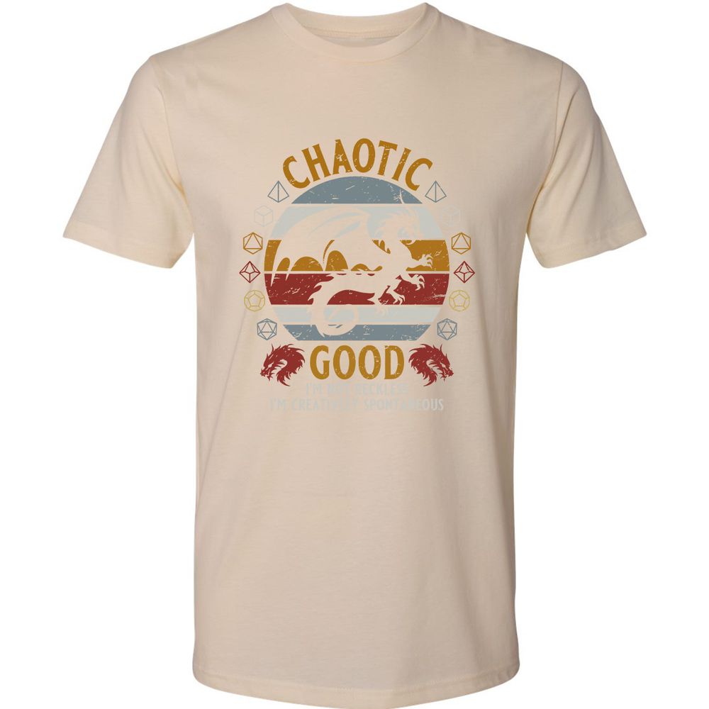 Chaotic Good Premium Unisex T-Shirt - Cream - 14
