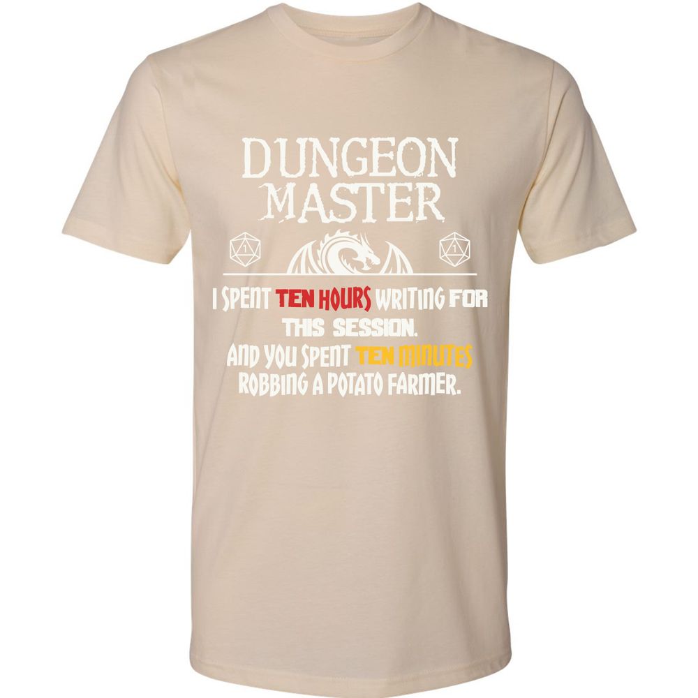 Dungeon Master Chaos Meme Premium Unisex T-Shirt - Cream - 14