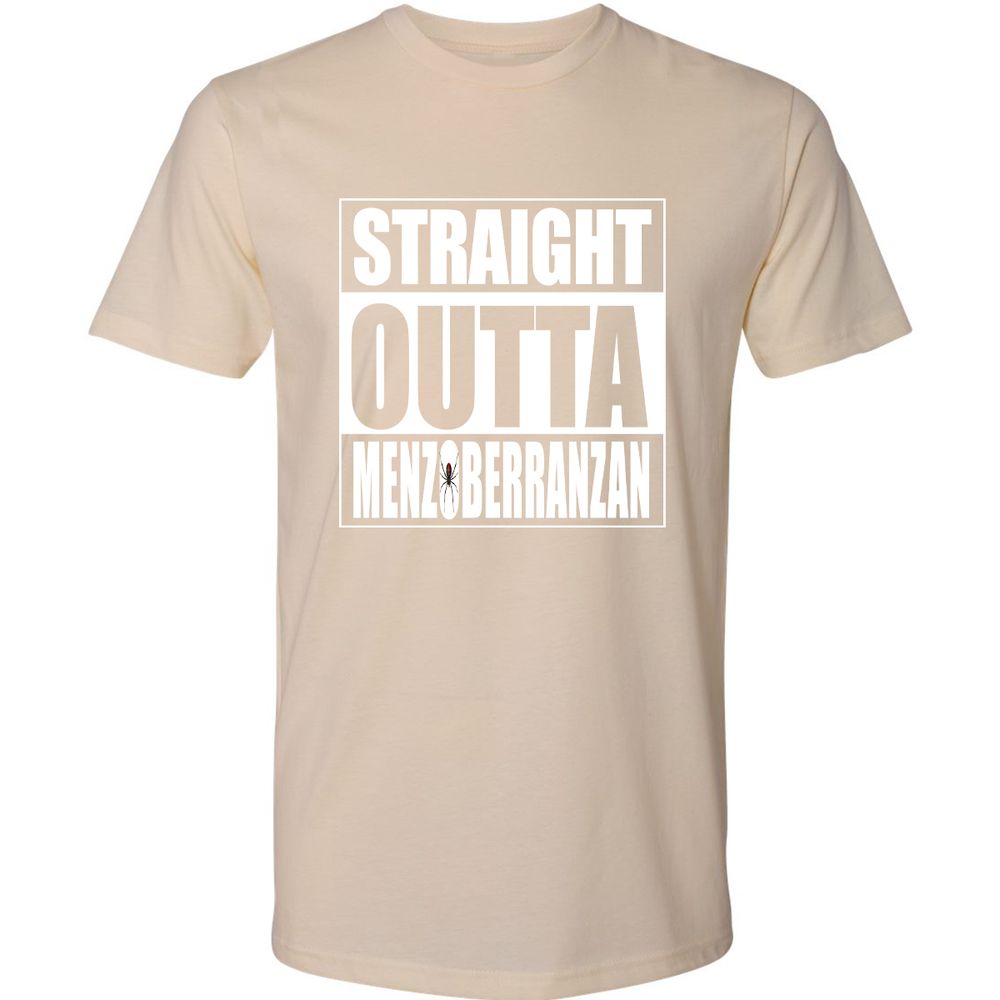 Straight Outta Menzoberranzan Premium Unisex T-Shirt - Cream - 14
