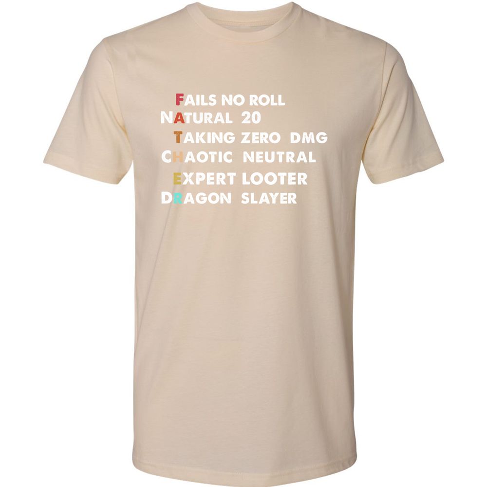 Father D&D Premium Unisex T-Shirt - Cream - 14
