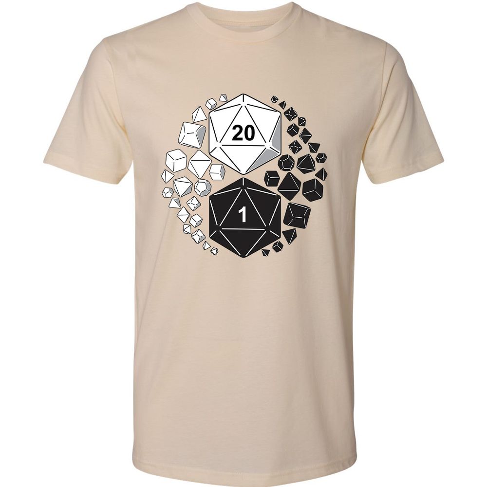 Gaming Yin Yang Premium Unisex T-Shirt - Cream - 14