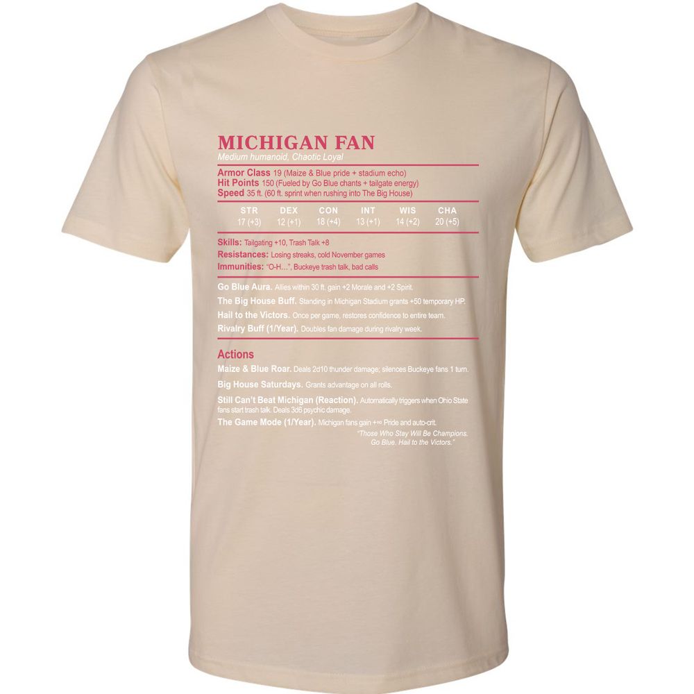 MICHIGAN FAN Premium Unisex T-Shirt - Cream - 14